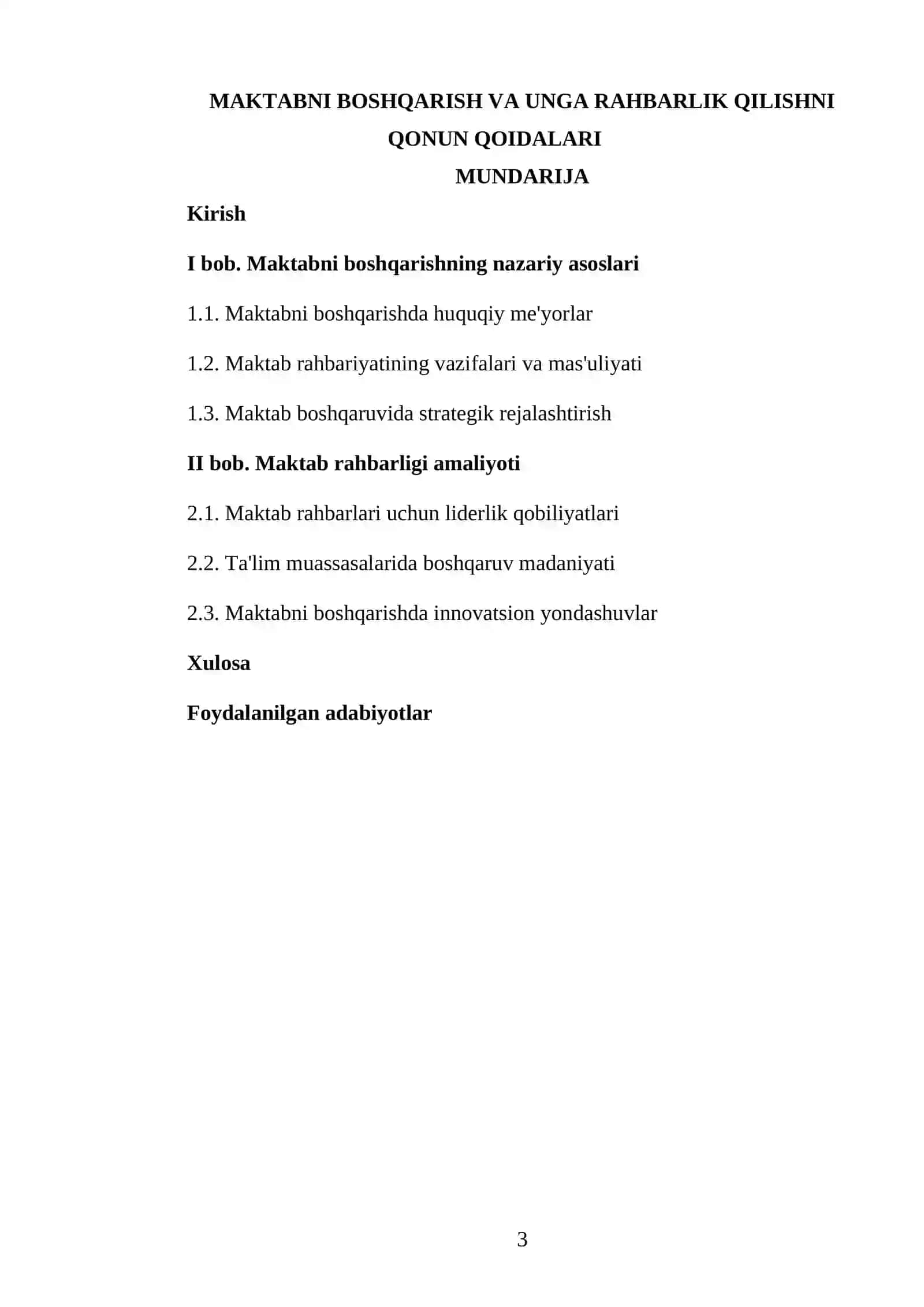 MAKTABNI BOSHQARISH VA UNGA RAHBARLIK QILISHNI QONUN QOIDALARI 3