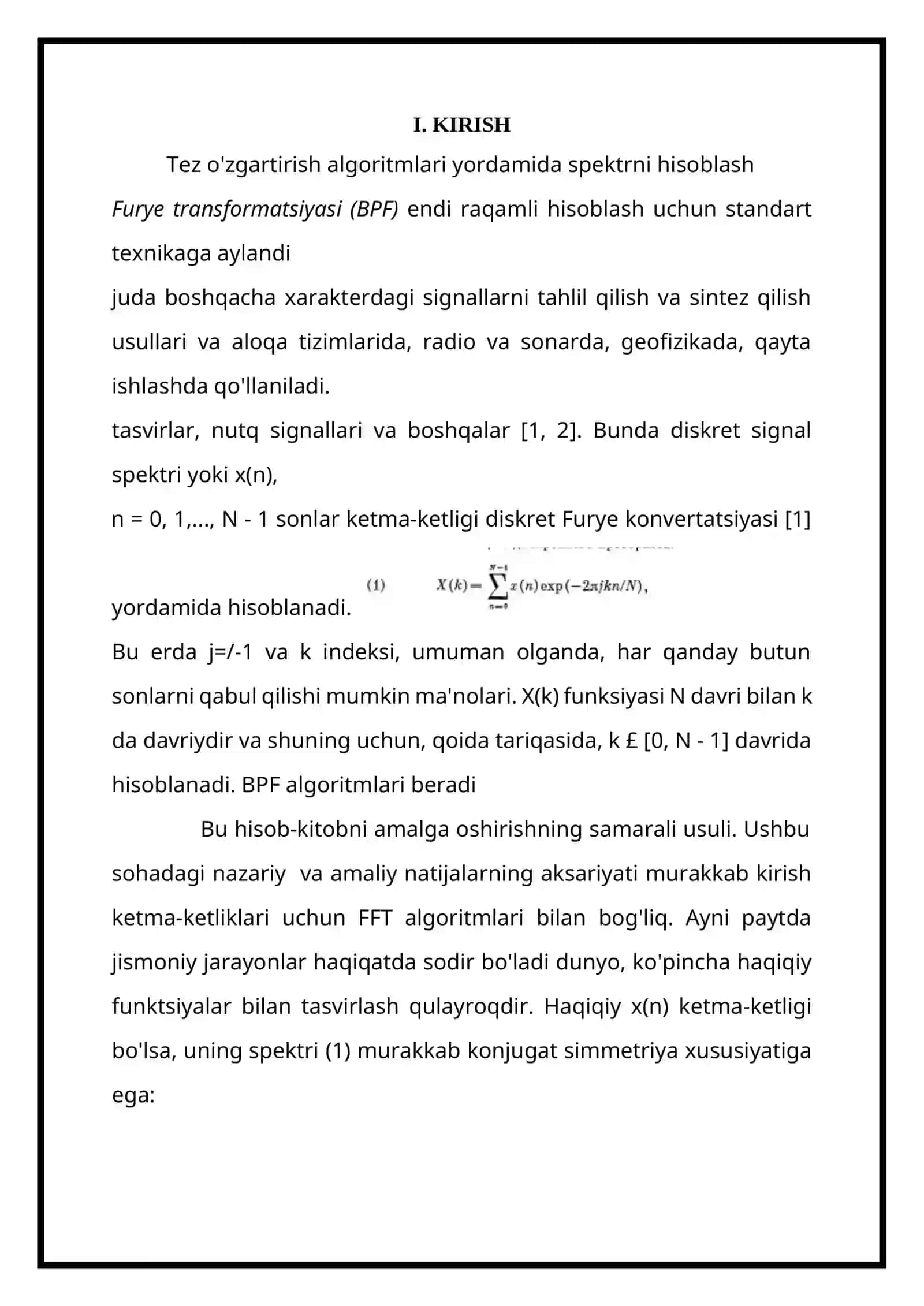 Chiziqli fazaviy xarakteristikali raqamli filtrlar 3