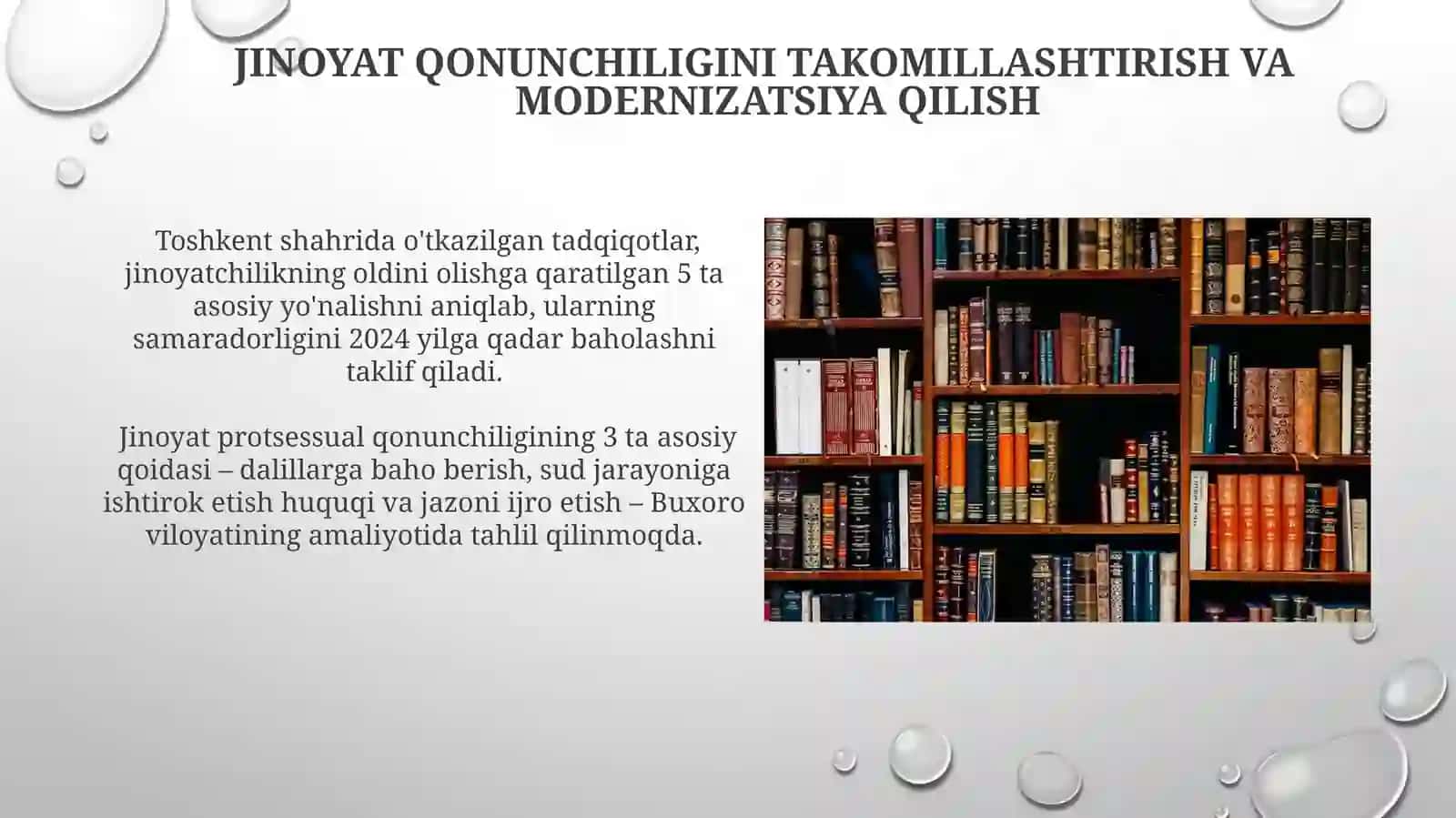 Jinoyat qonunchiligini takomillashtirish va modernizatsiya qilish 3