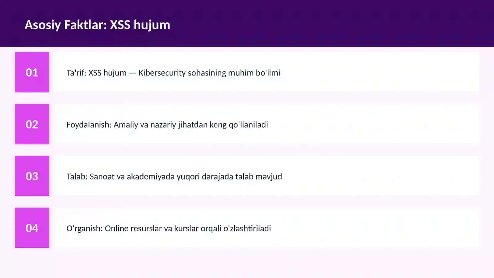 XSS hujum 3