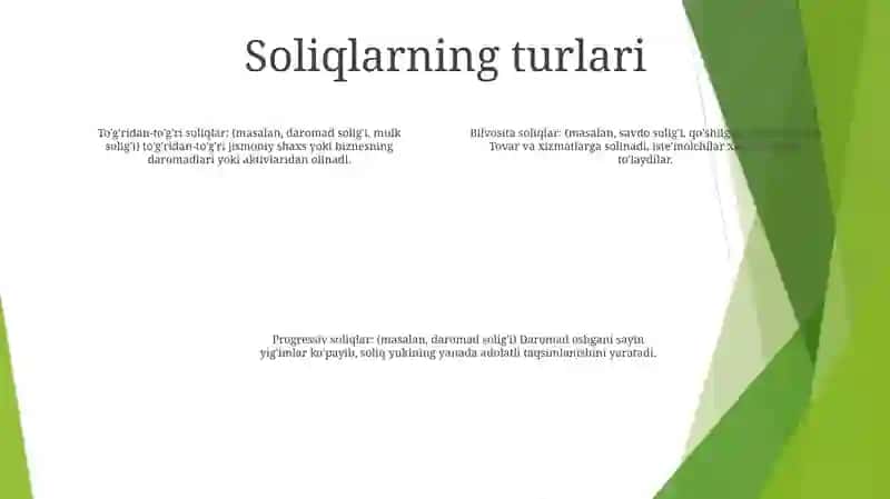 Byudjetning Soliqli Daromadlari Tarkibi 3