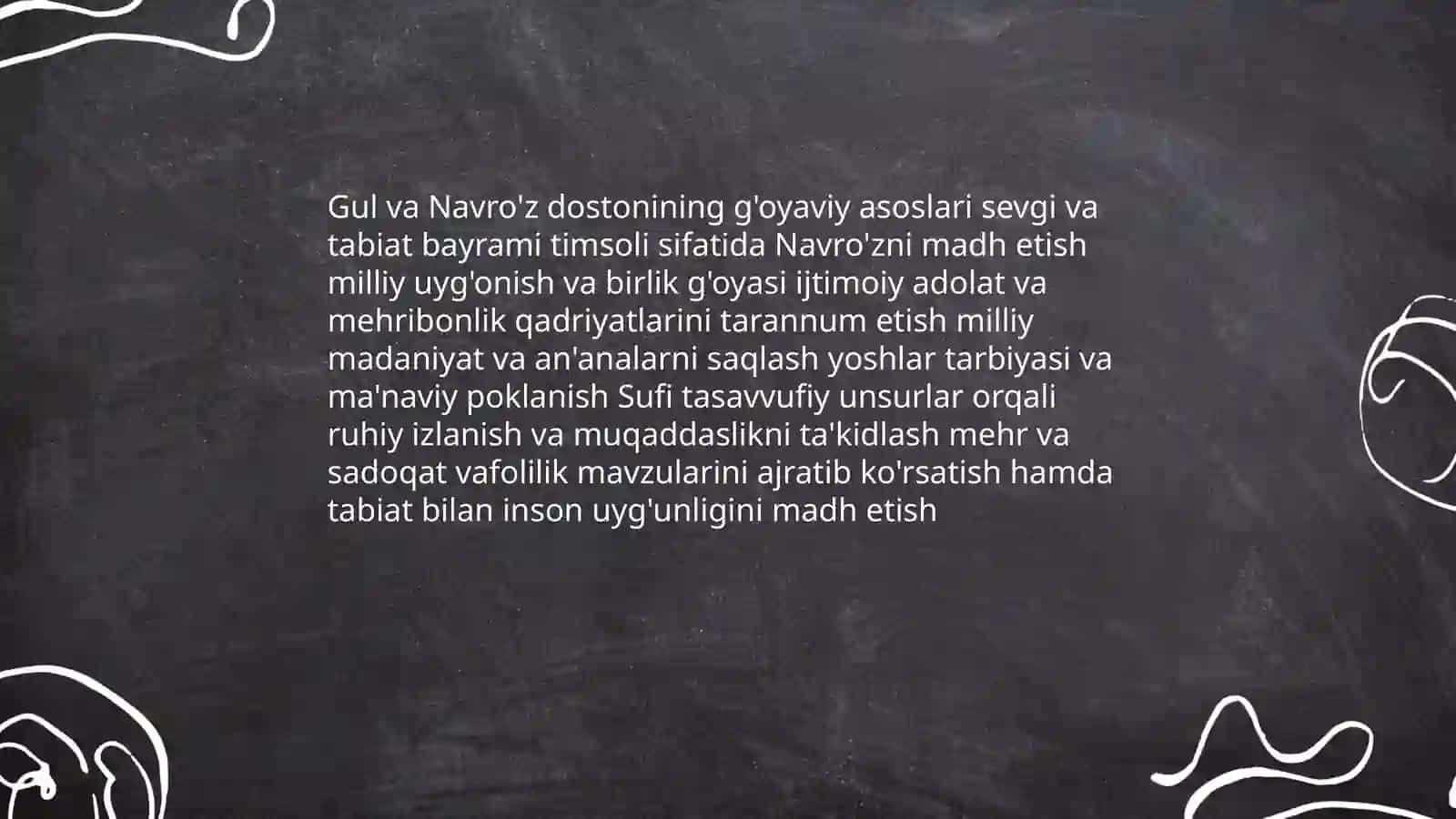 "Gul va Navro'z" dostonining g'oyaviy -badiiy xususiyatlari 3