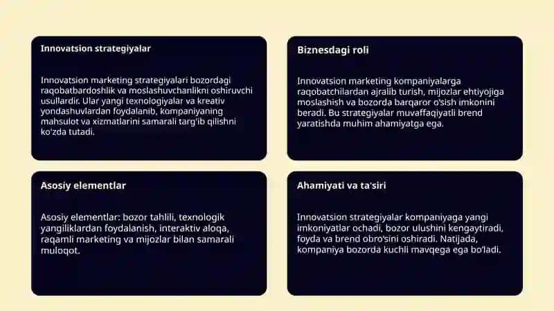 Innovatsion faoliyatni marketing strategiyasi 3