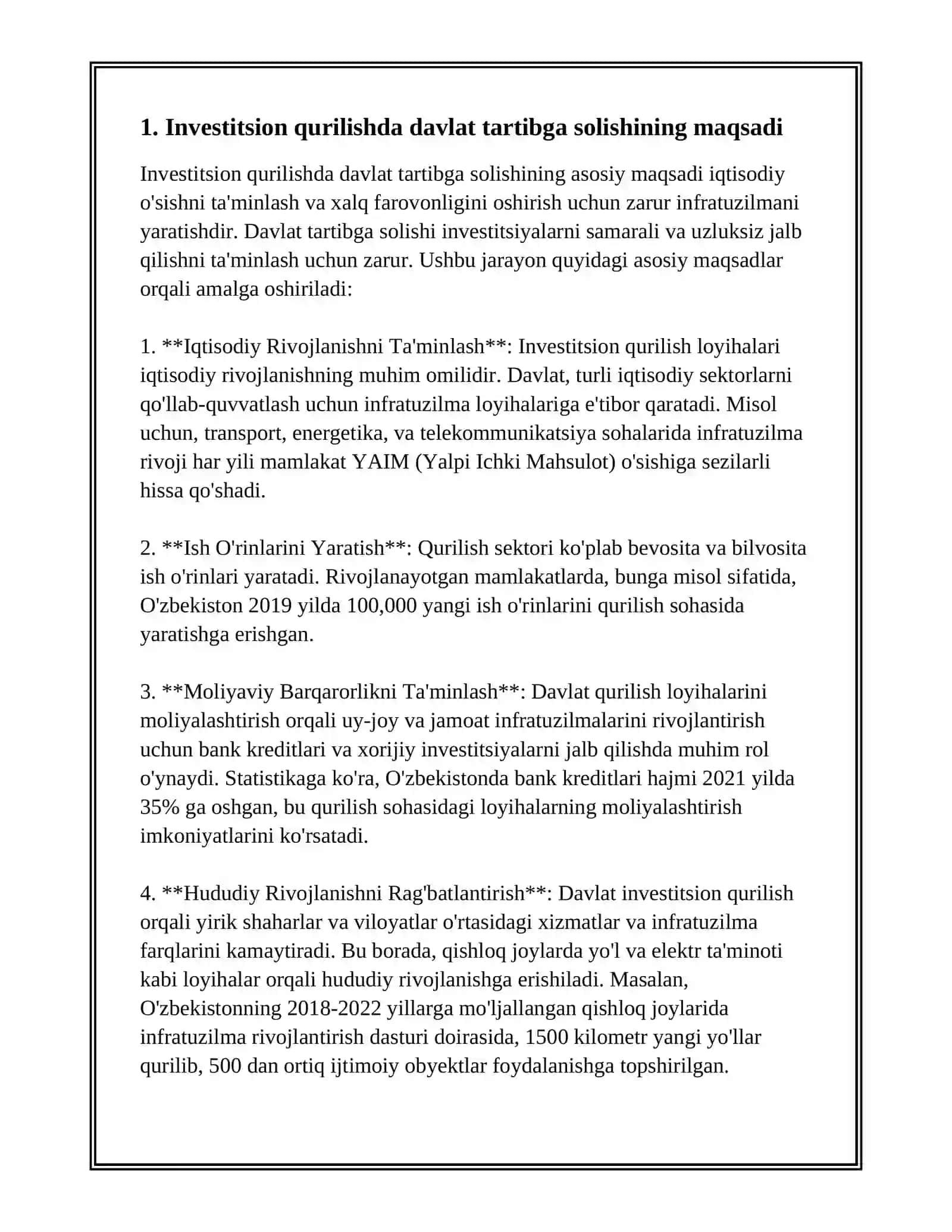 INVESTITSION QURILISH FAOLYATINING DAVLAT TOMONIDAN TARTIBGA SOLINISHI 3