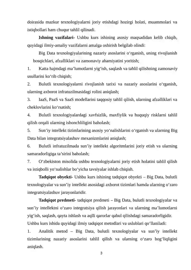 BIG DATA TEXNOLOGIYALARINING NAZARIY ASOSLARI VA ULARNING STRATEGIK AHAMIYATI 3