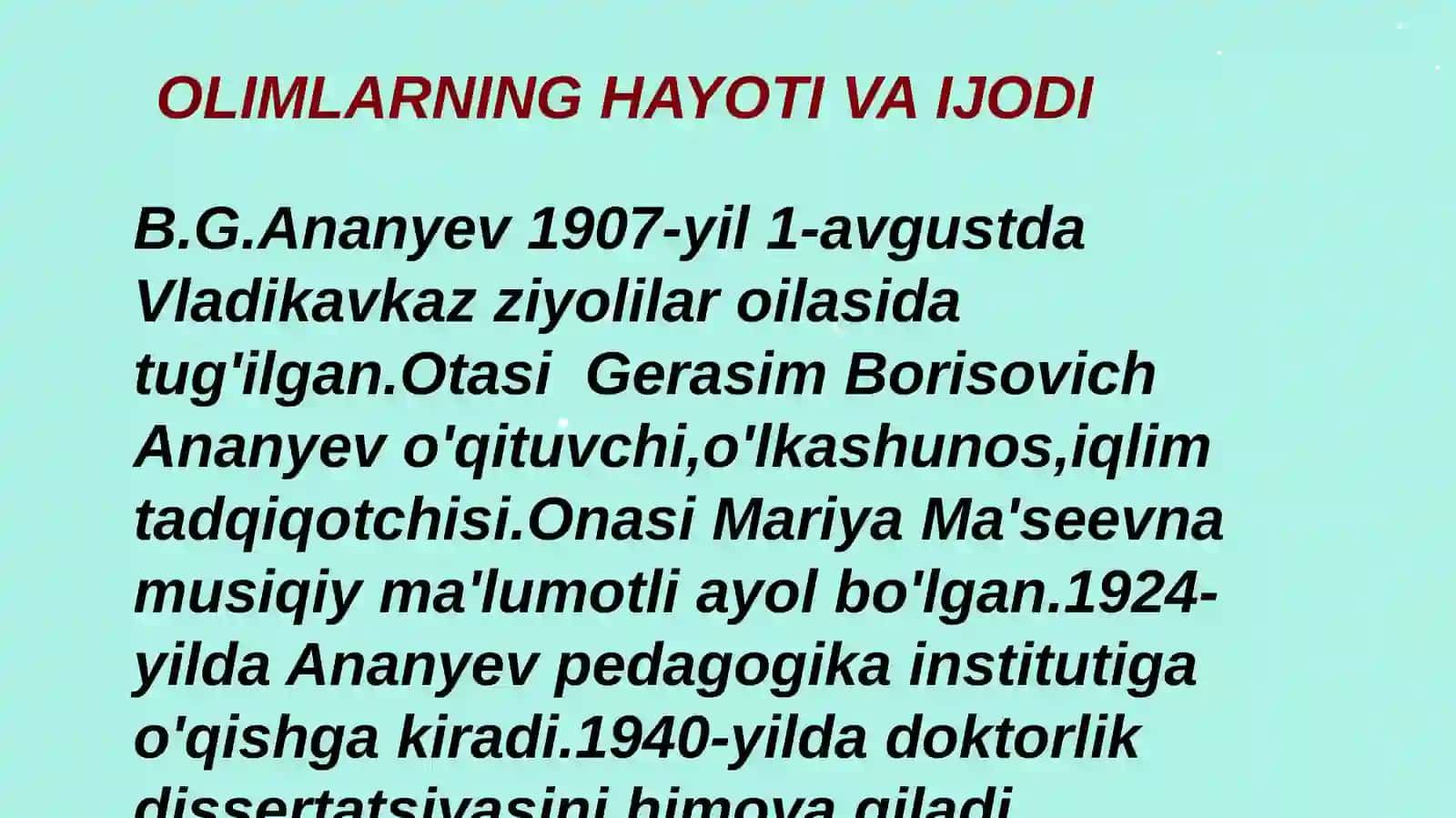 PSIXOLOGIYA FANIGA OLIMLARNING QO'SHGAN HISSALARI 3