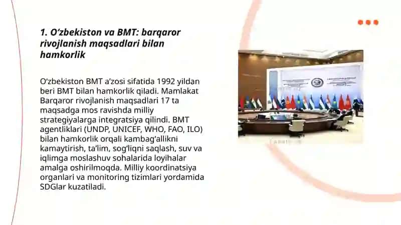 Oʻzbekistoning xalqaro tashkilot bilan hamkorlik aloqalari 3