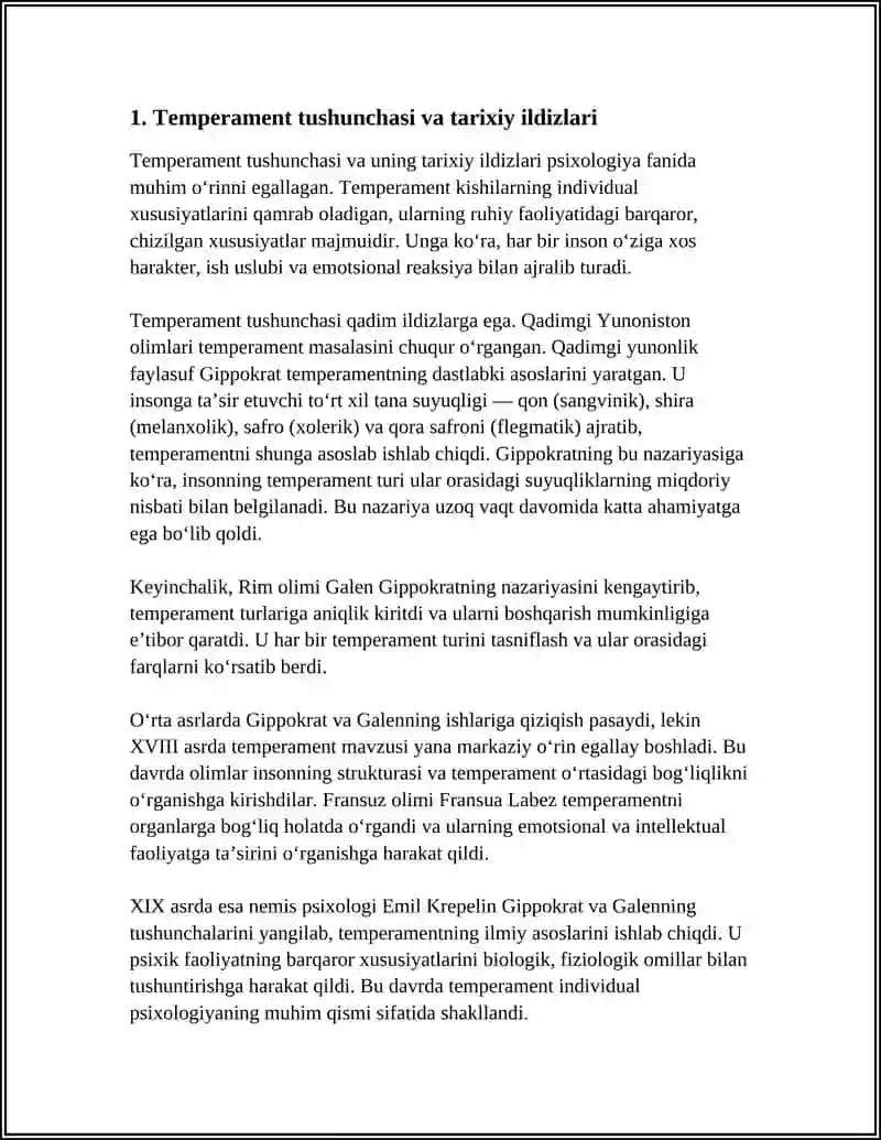TEMPERAMENT VA UNING NAZARIYALARI 3