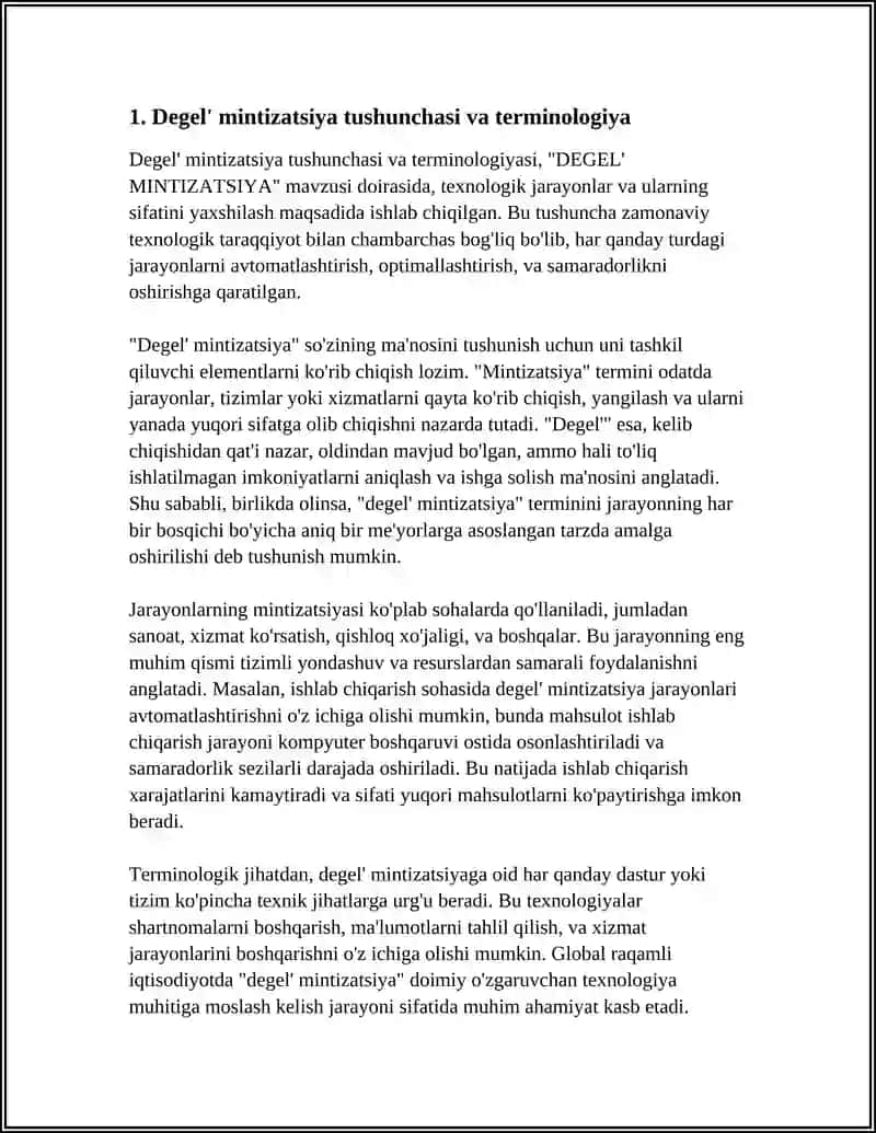 DEGEL' MINTIZATSIYA 3