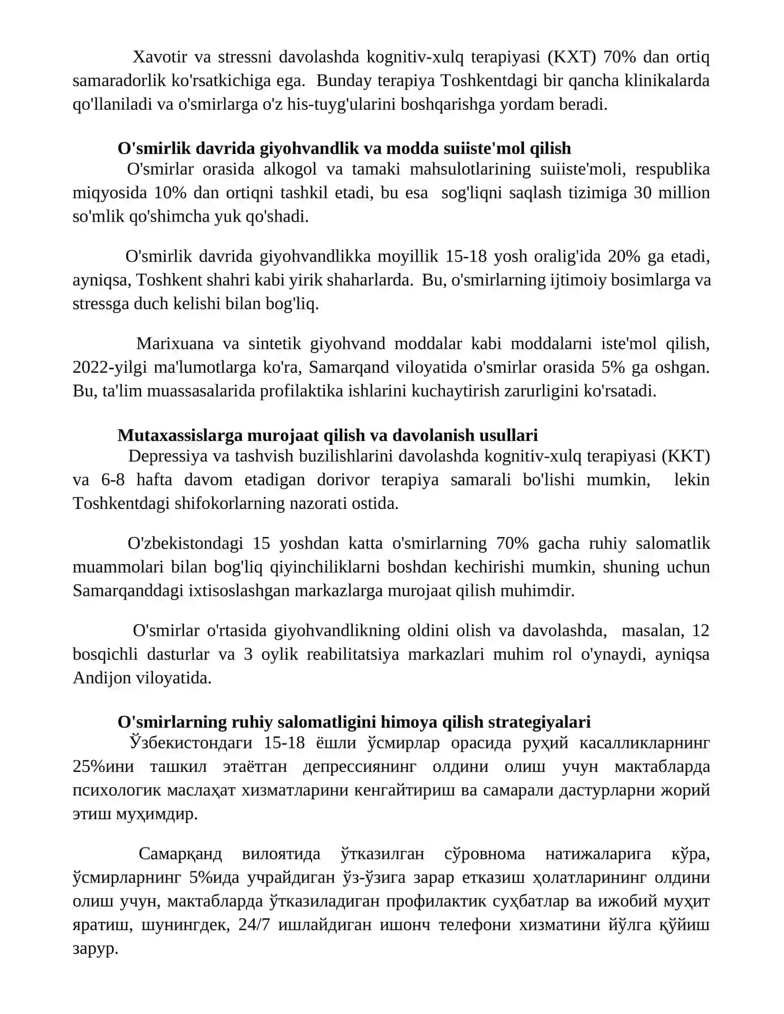 Yosh davirlariga xos psixik kasalliklar profilaktikasi va osixogigenasi 3
