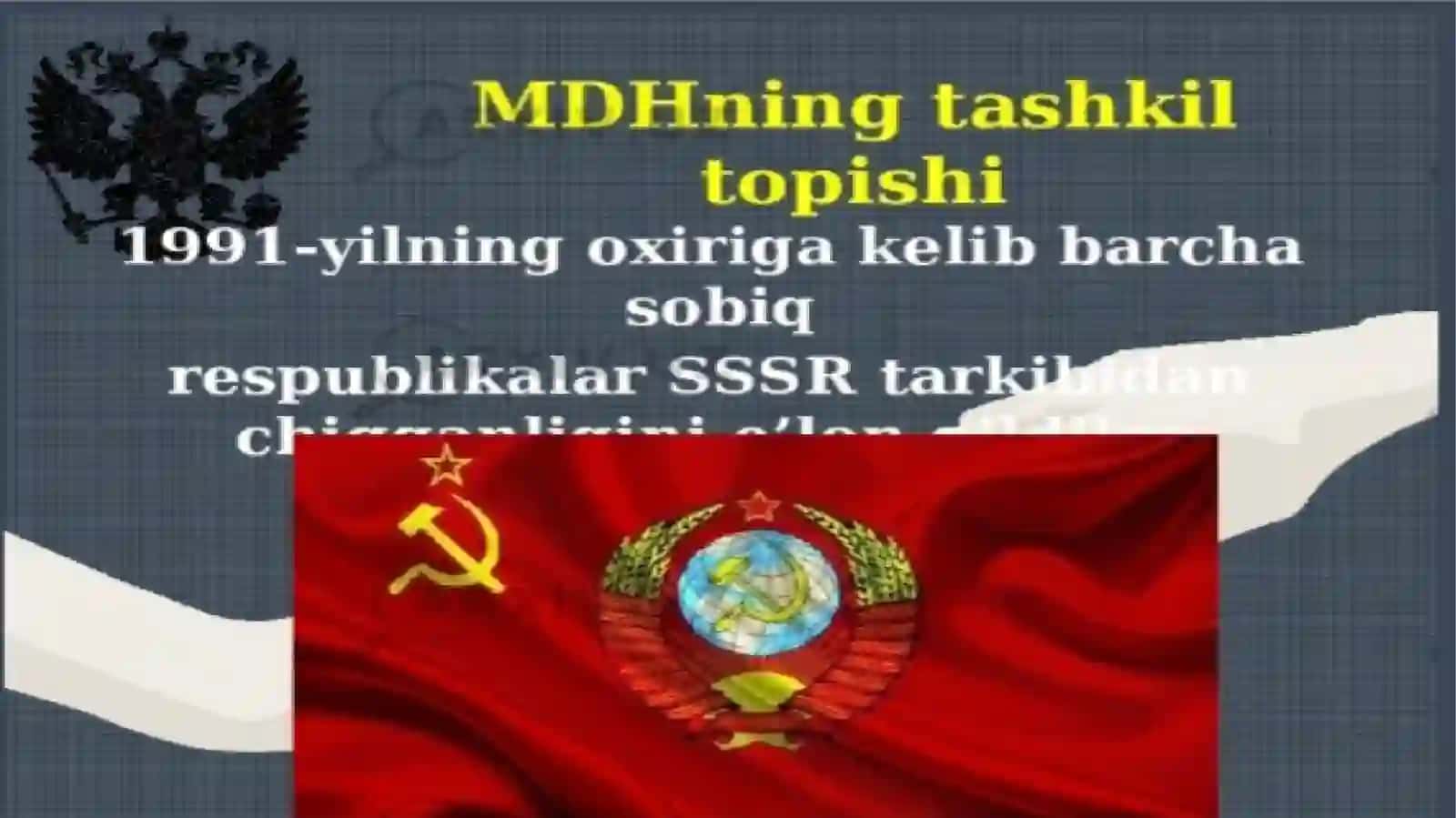 SOVET DAVLATINING PARCHALANISHI VA SOBIQ SOVET RESPUBLIKALARIDA MUSTAQILLIKNING E’LON QILINISHI 3