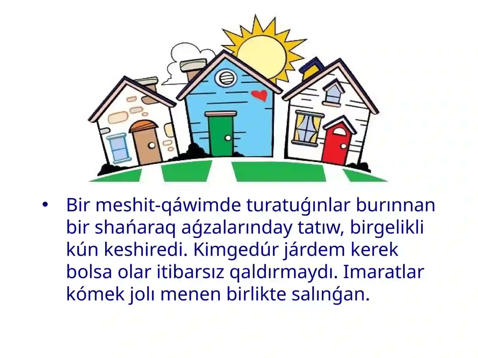 Meshit-qáwim bul qaraqalpaq xalqınıń eńeski hám tákirarlanbas milliy qádiriyatlarınan 3