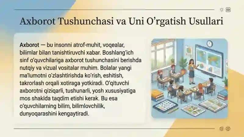 Boshlangʻich taʼlimda ona tili va oqitish darslarida axborot 3