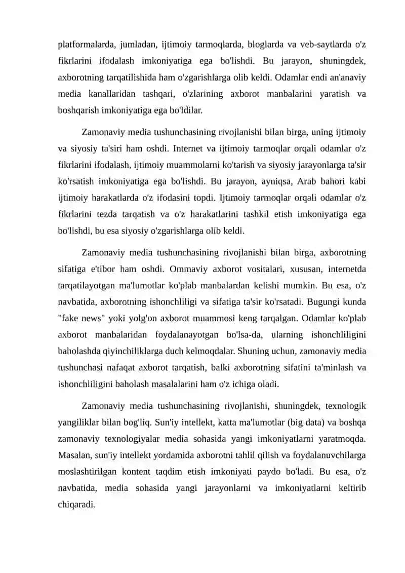 Zamonaviy media tushunchasi 3