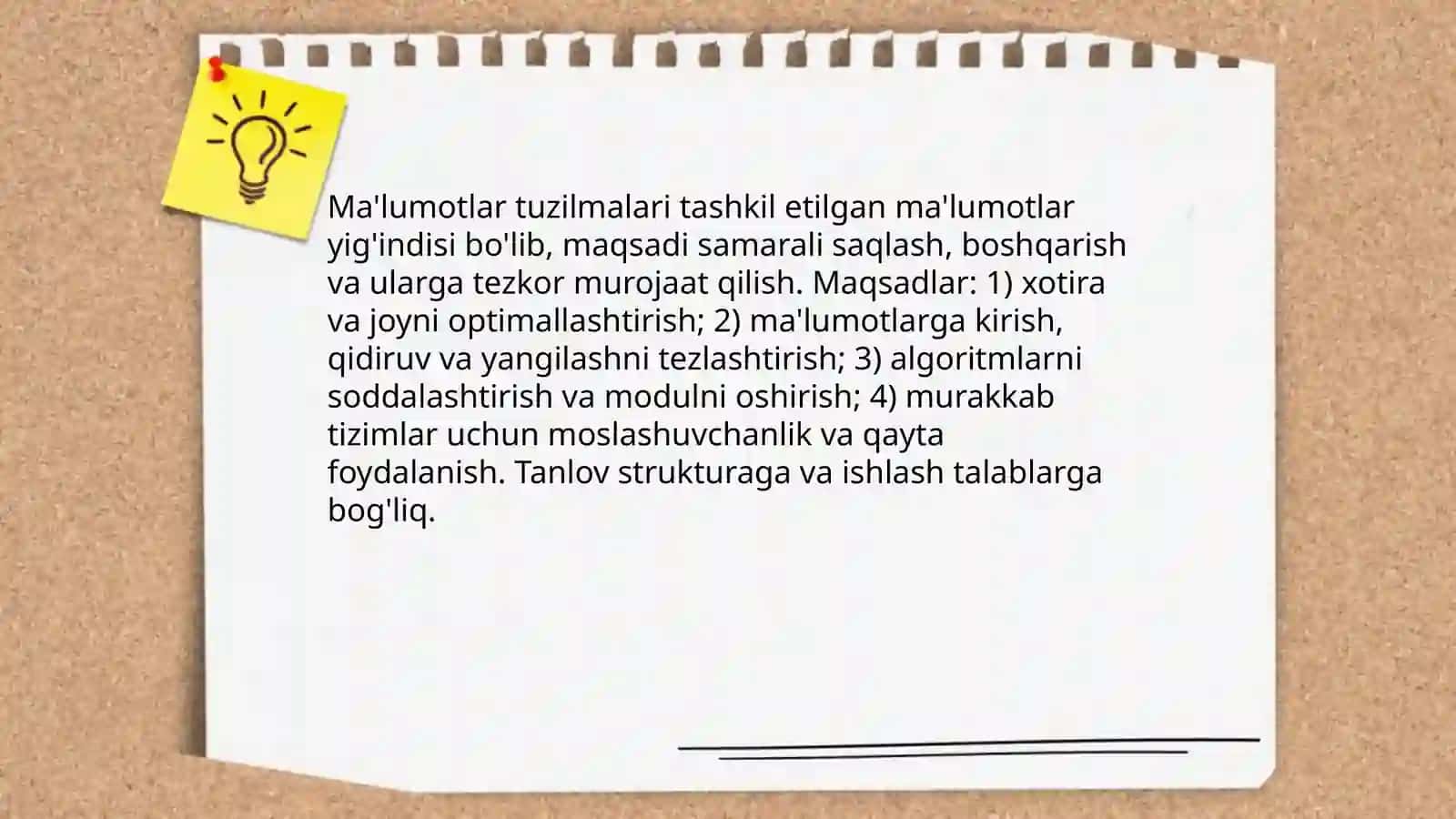 Ma'lumotlar tuzilmasi klassifikatsiya va asosiy tushunchalar 3