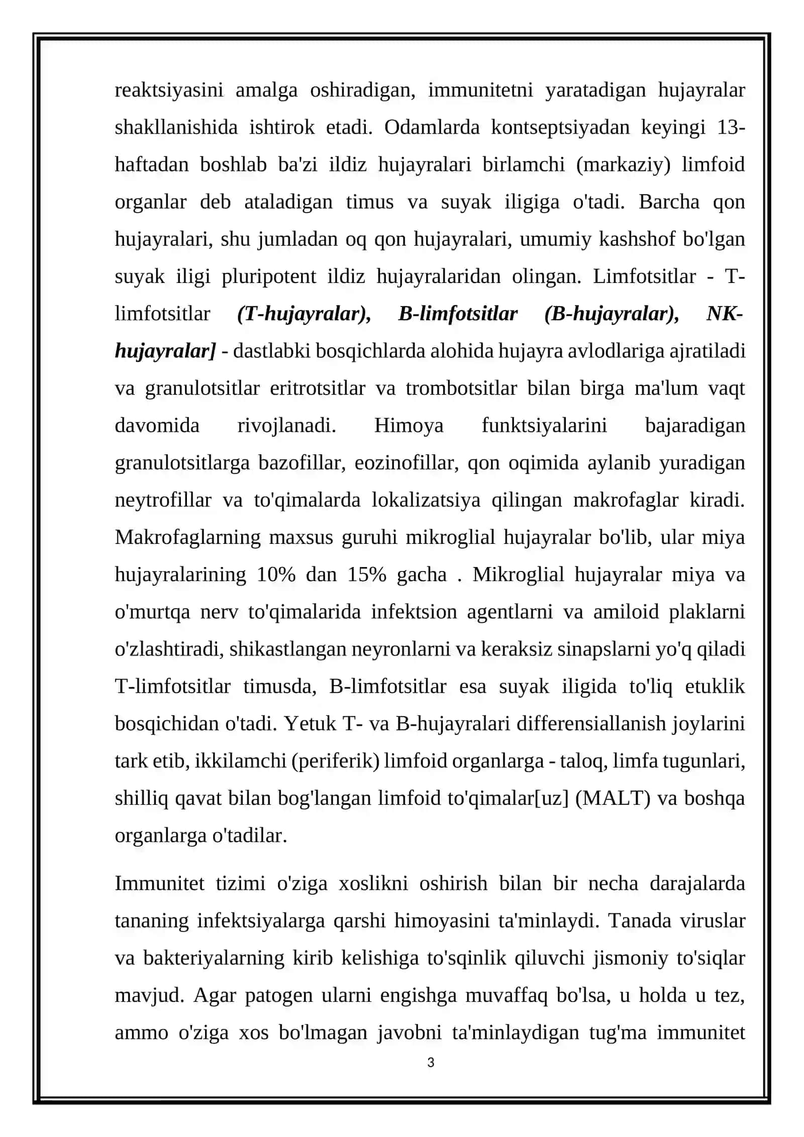 Immunologik sistema 3