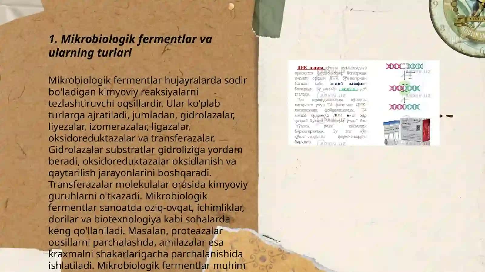Mikroorganizimlarda fermentlar ajratib olish.6ta tur mikrob 3