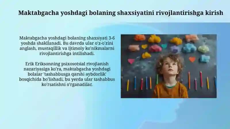 Maktabgacha yoshidagi bolaning shaxsiyatini rivojlantirish 3