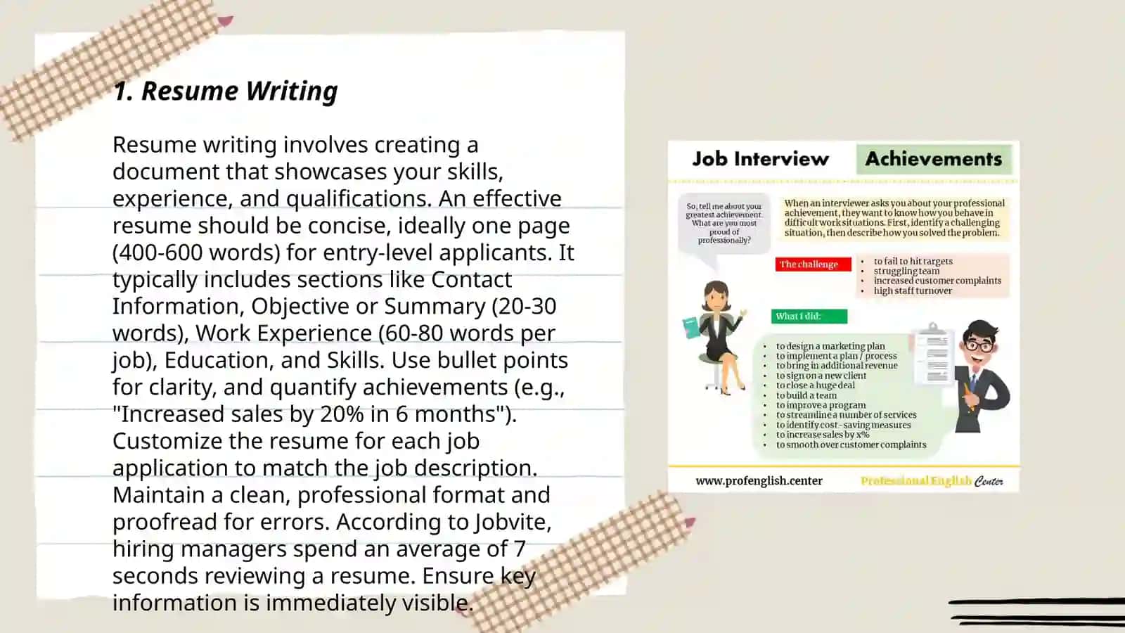 Resume Writing 3