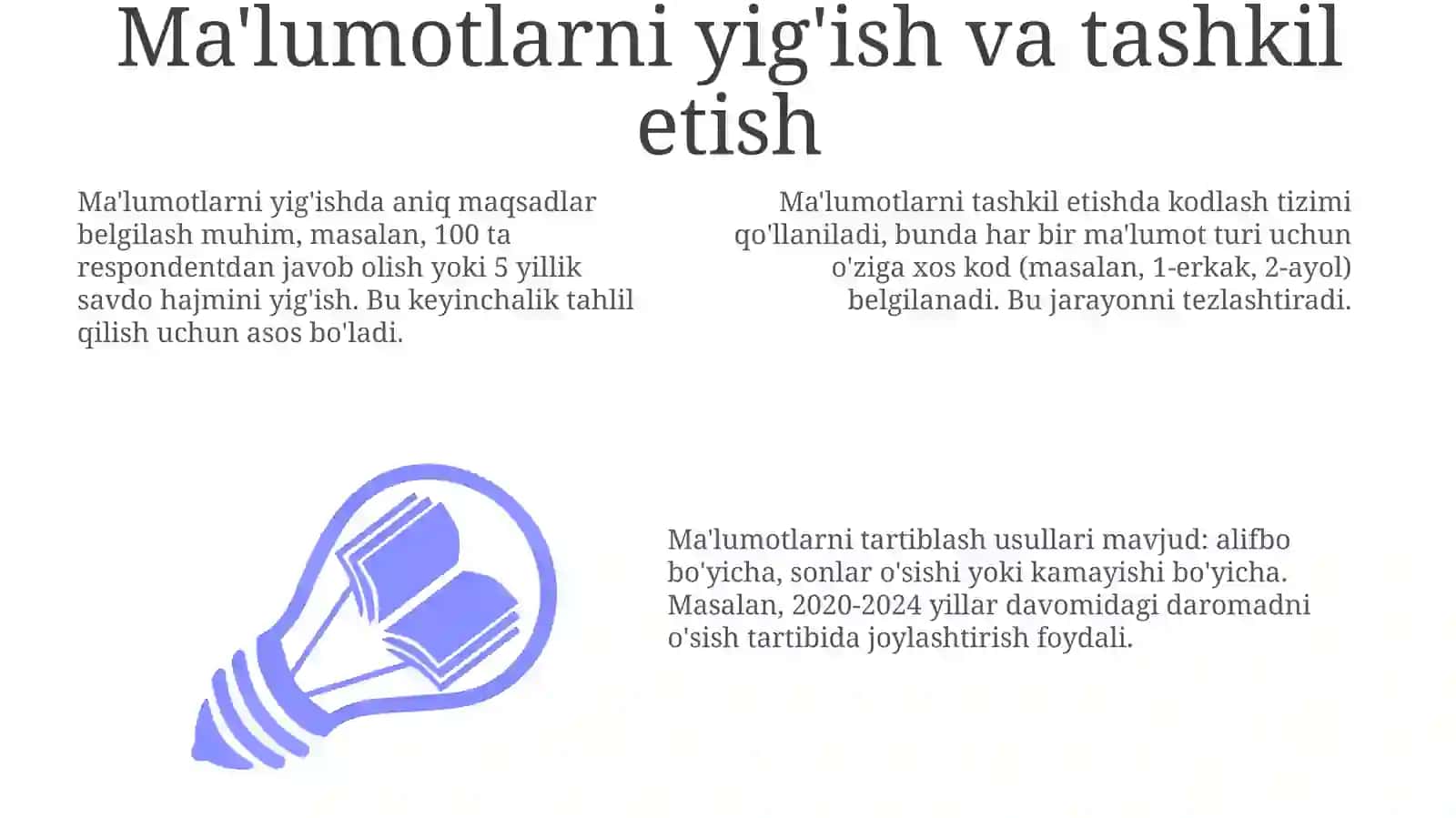 Statistik jadval va grafiklarni tuzish tartibi 3
