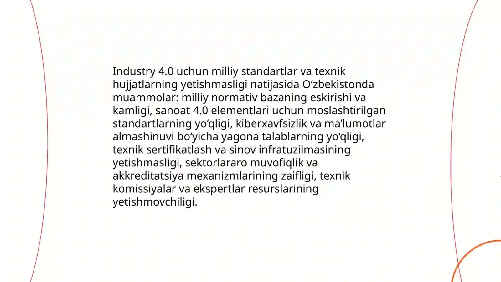 Industry 4.0 texnologiyalarini joriy etishda O‘zbekistonda mavjud standartlashtirish muammolari 3