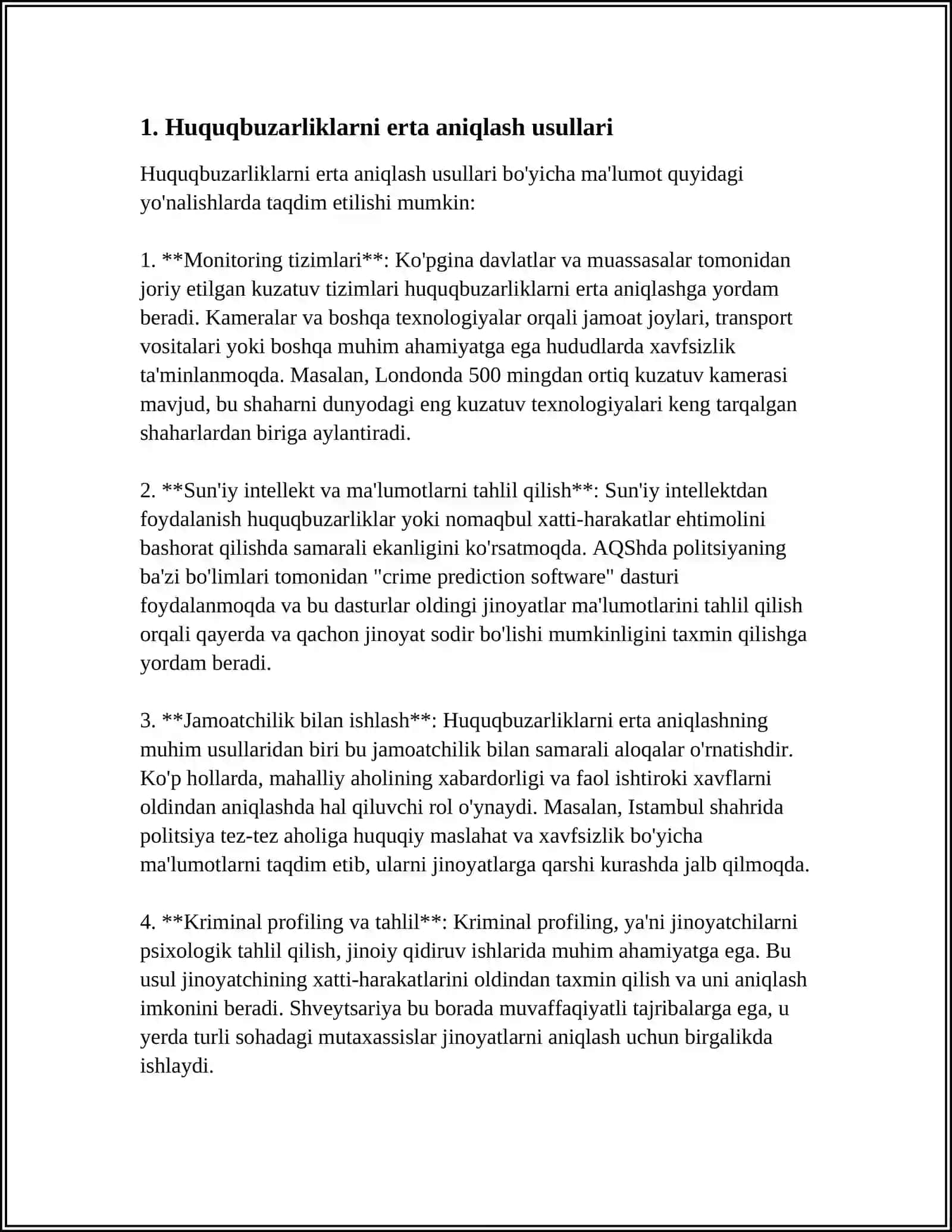 HUQUQBUZRLIKKAR PROFILAKTIKASIGA DOIR CHORA TADBIRLAR ISHLAB CHIQISH 3