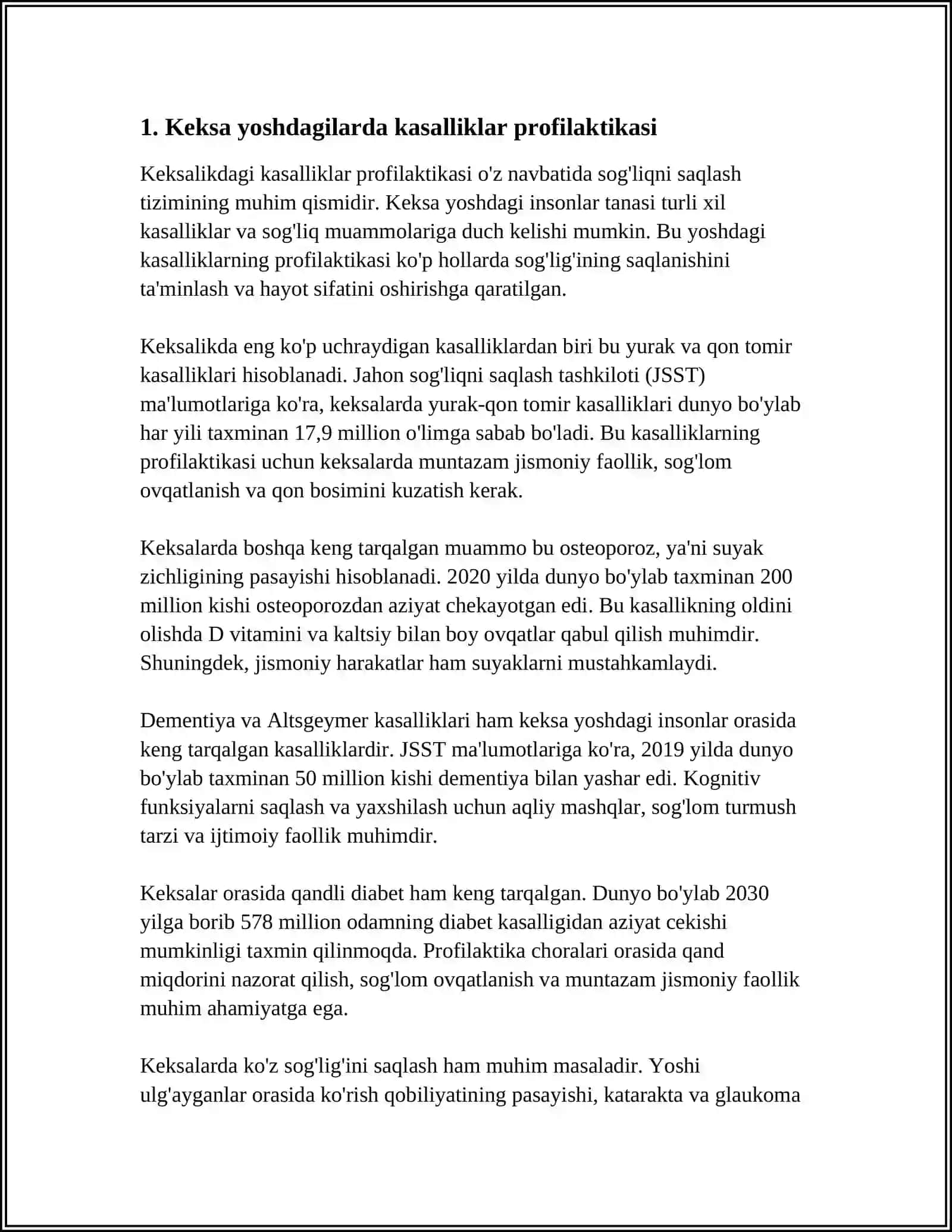 TEKSHIRUVDAN ÔTADIGAN VA JARROHLIK YÔLI BN DAVOLANAYOTGAN KEKSALARDA HAMSHIRALIK ISHI 3