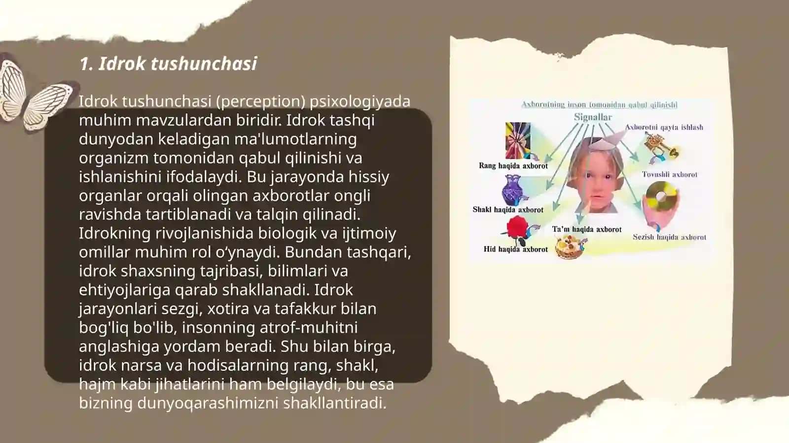 Idrok haqida tushuncha va uning xususiyatlari 3