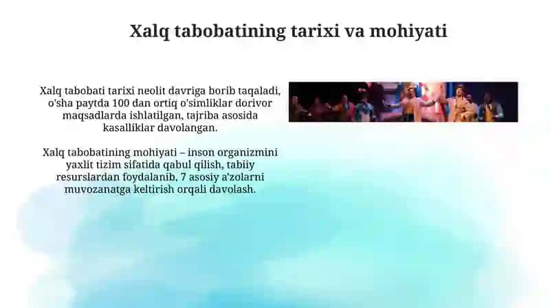Xalq pedagogikasida xalq tabobati masalalari 3
