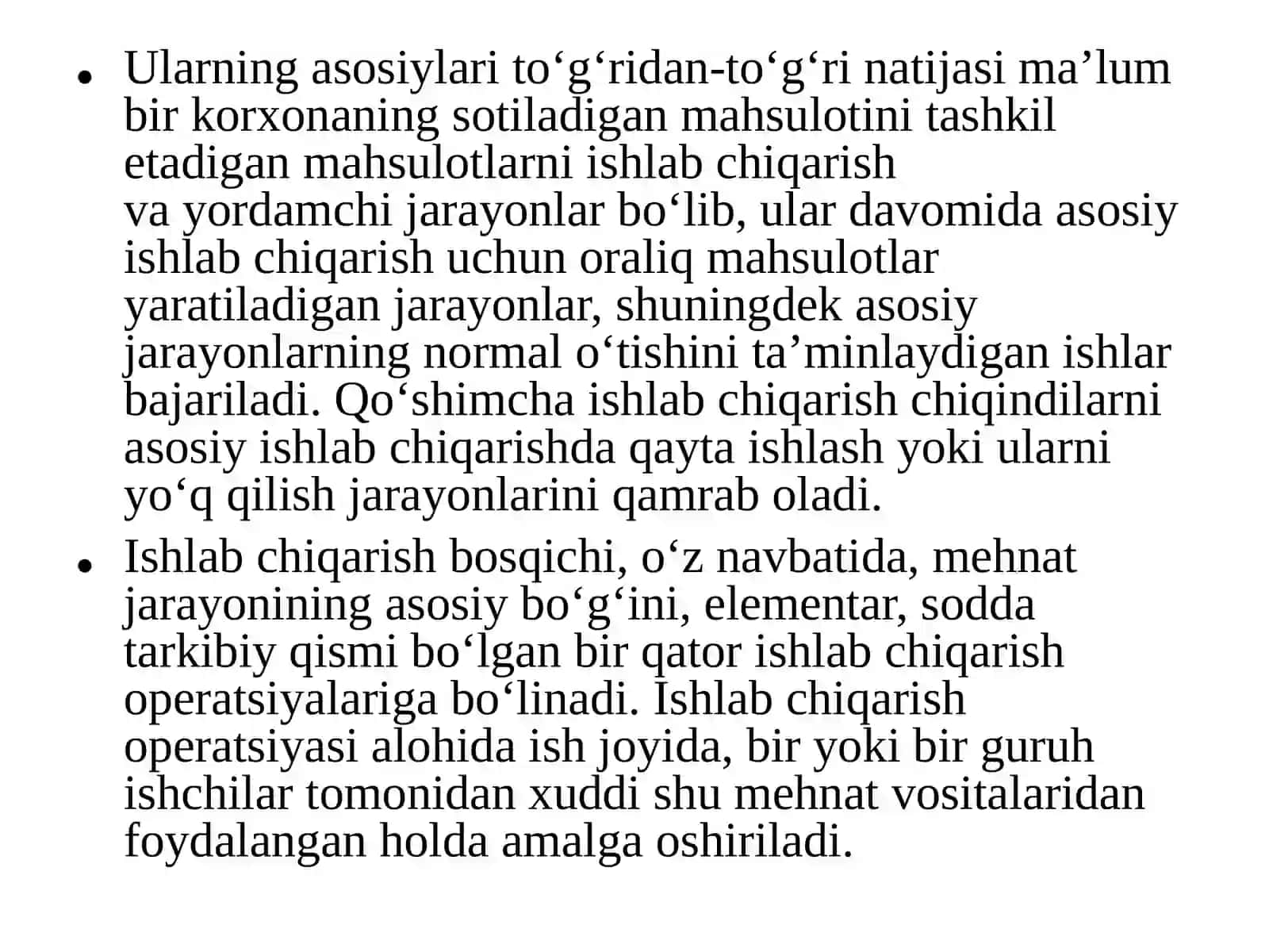 Ishlab chiqarish jarayoni 3