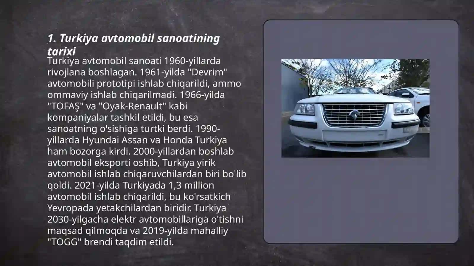 Turkiya avtomobil sanoati 3
