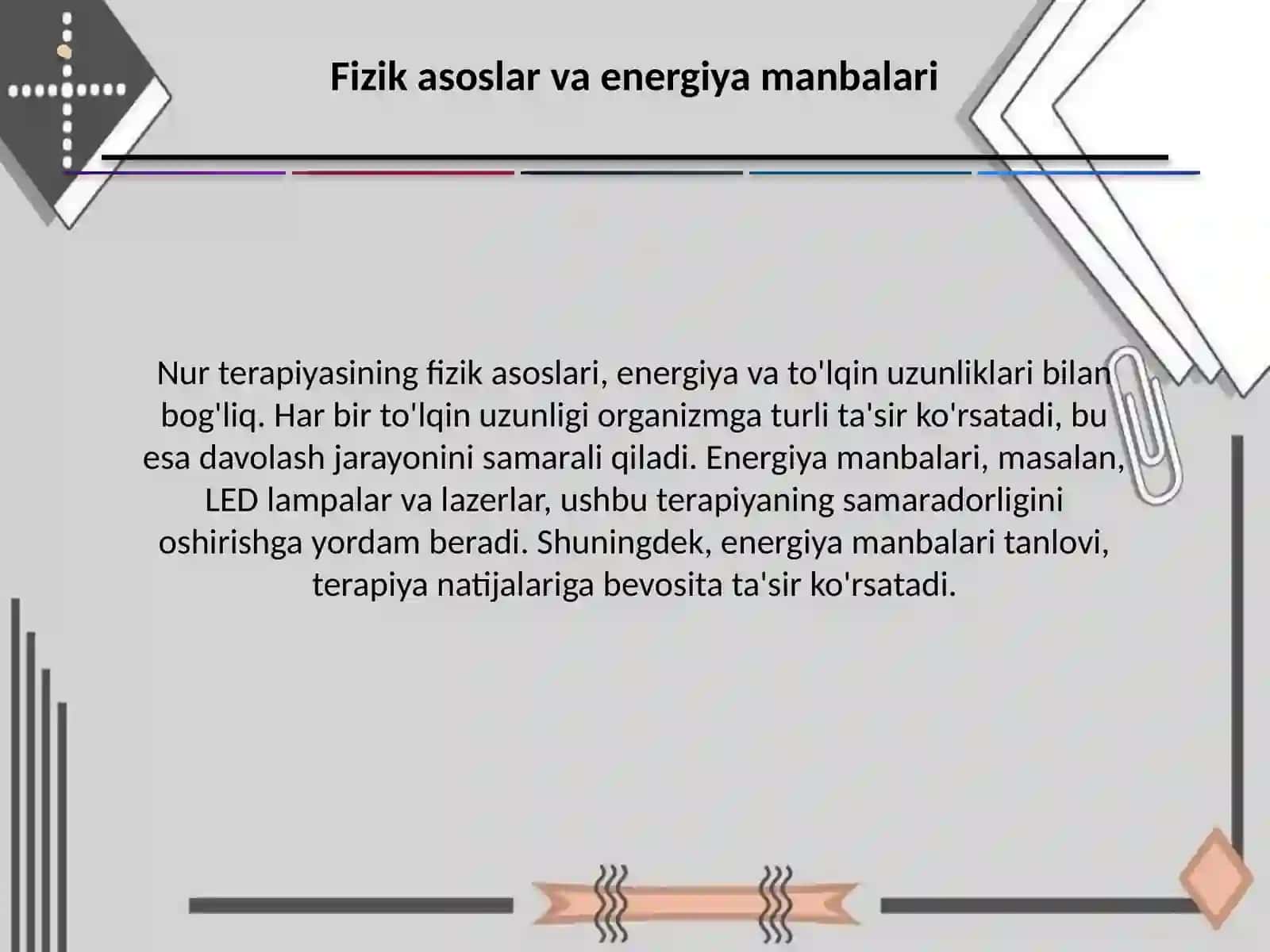 Nur terapiyasi fizik va texnik asoslari 3
