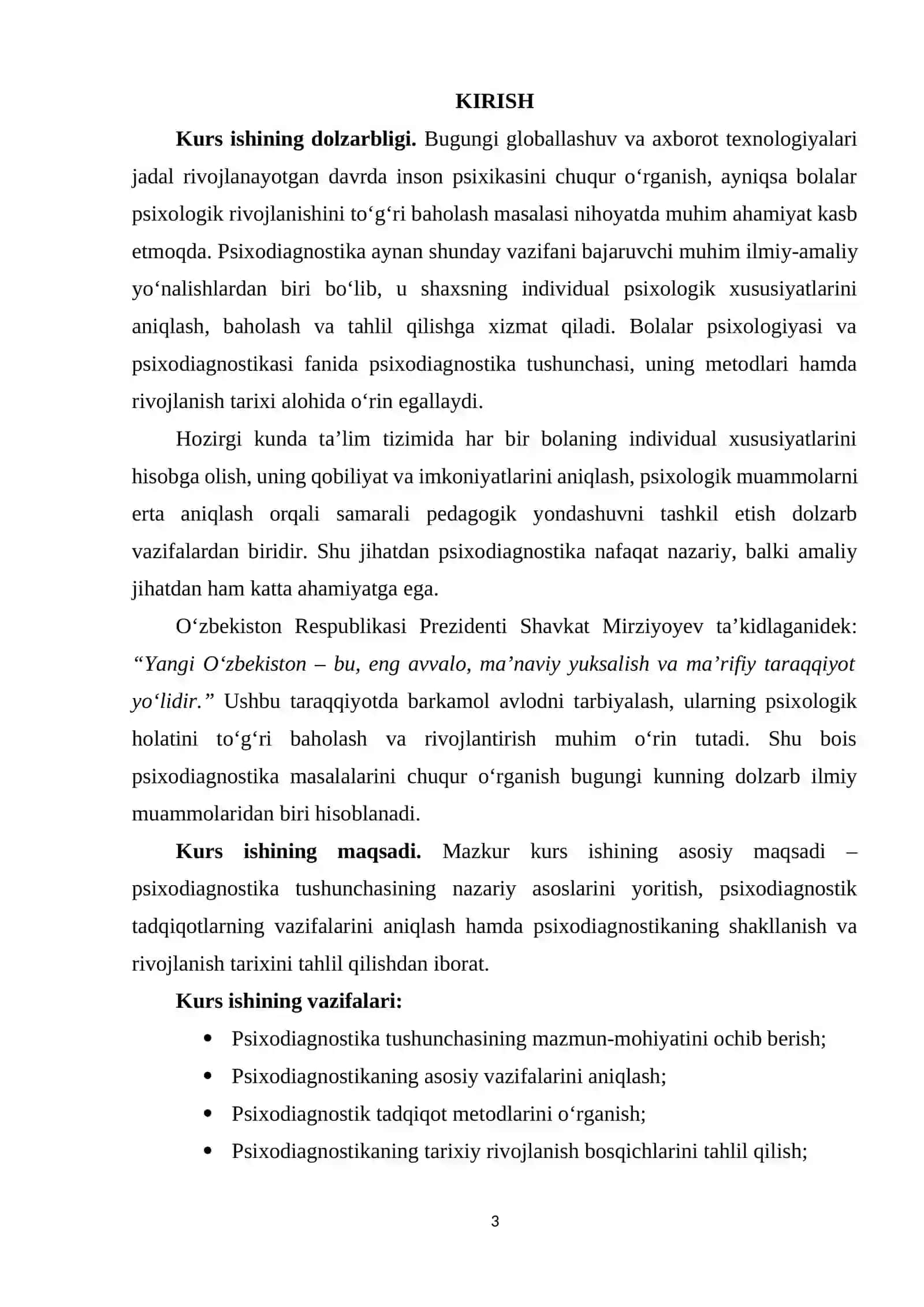 Psixodiagnostika tushunchasi, psixodiagnostika tadqiqotning vazifalari va psixodiagnostika tarixi 3