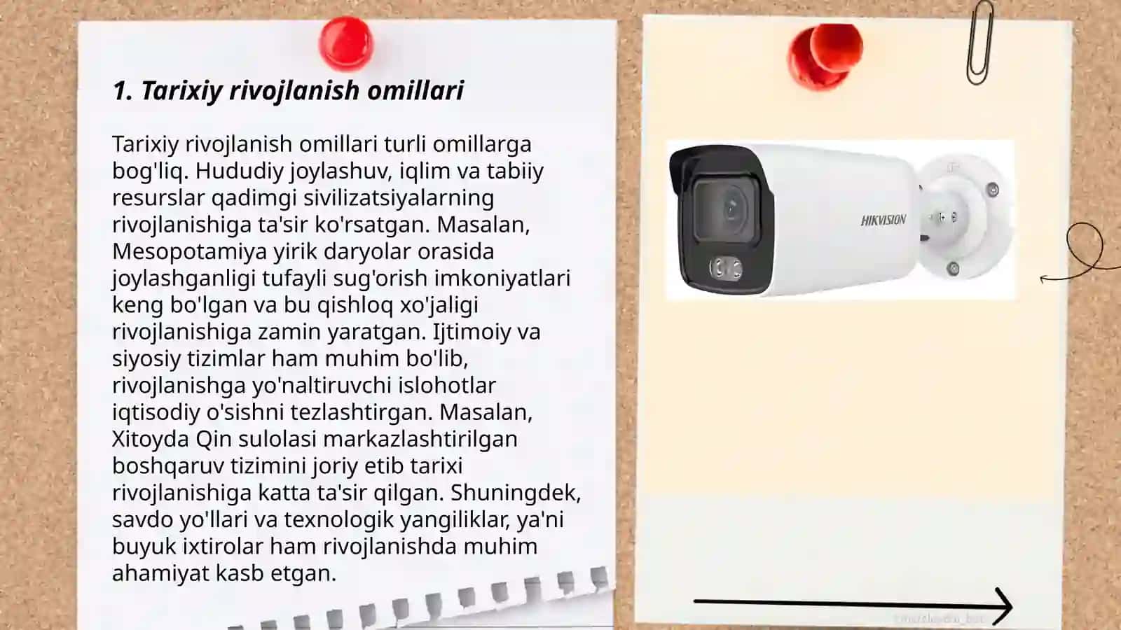 Tarixiy rivojlanish omillari 3