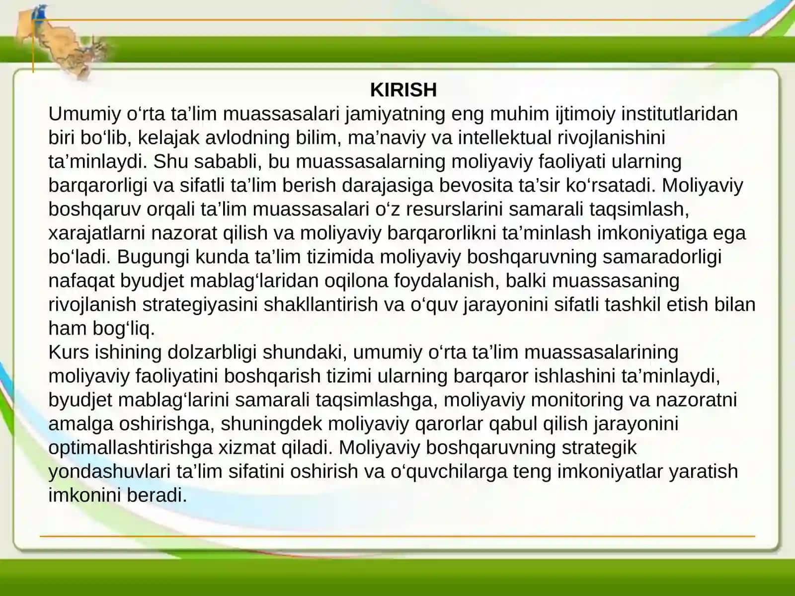 Umumiy o'rta ta'lim muassasalari moliyaviy faoliyatini boshqarish 3