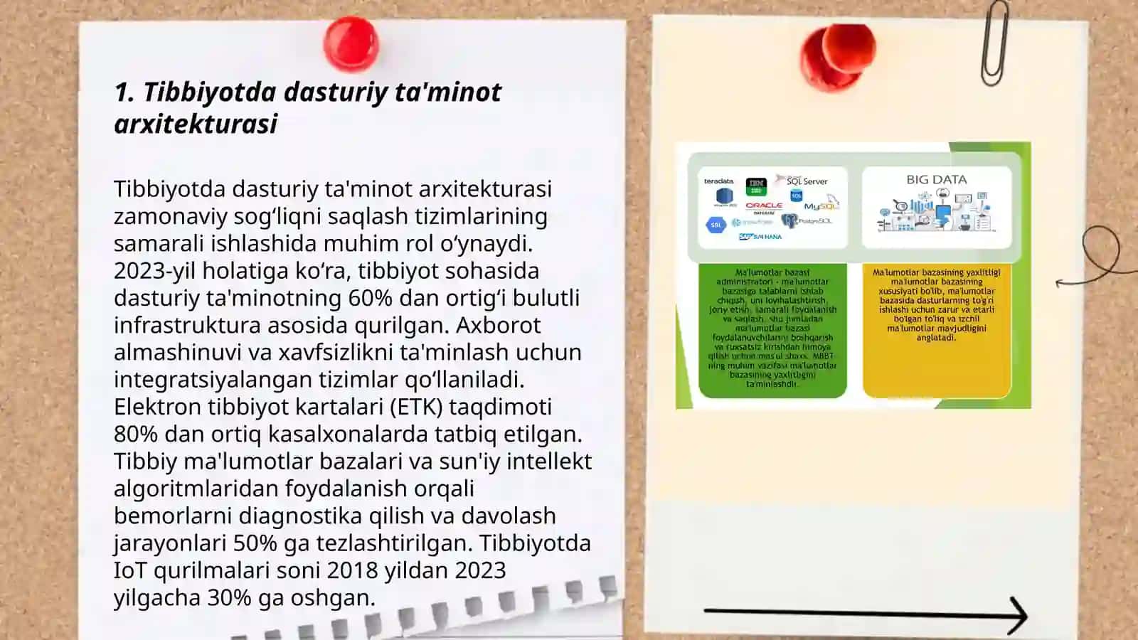 Tibbiyotda ma'lumotlar bazasi loyihalashtirish. Mutaxassis shifokorning ma'lumotlar bazasini boshqaruvchi tizimlar 3