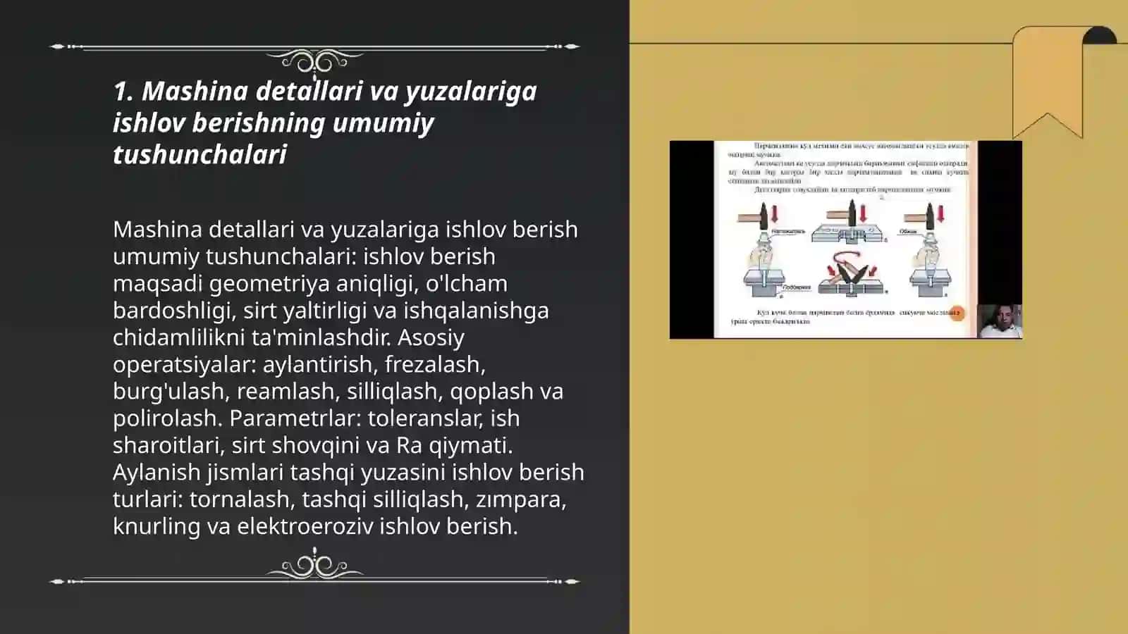 Mashina detallari va yuzalariga ishlov berish 3