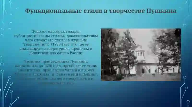 Пушкин мастерски владел публицистическим стилем 3