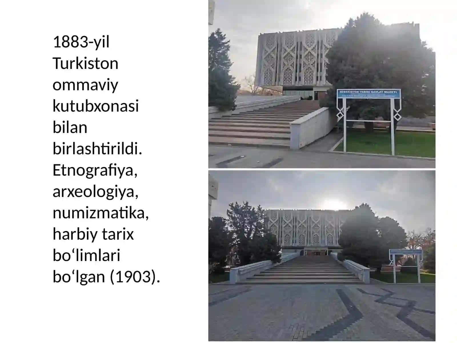O'zbekiston tarixi davlat muzeyi 3