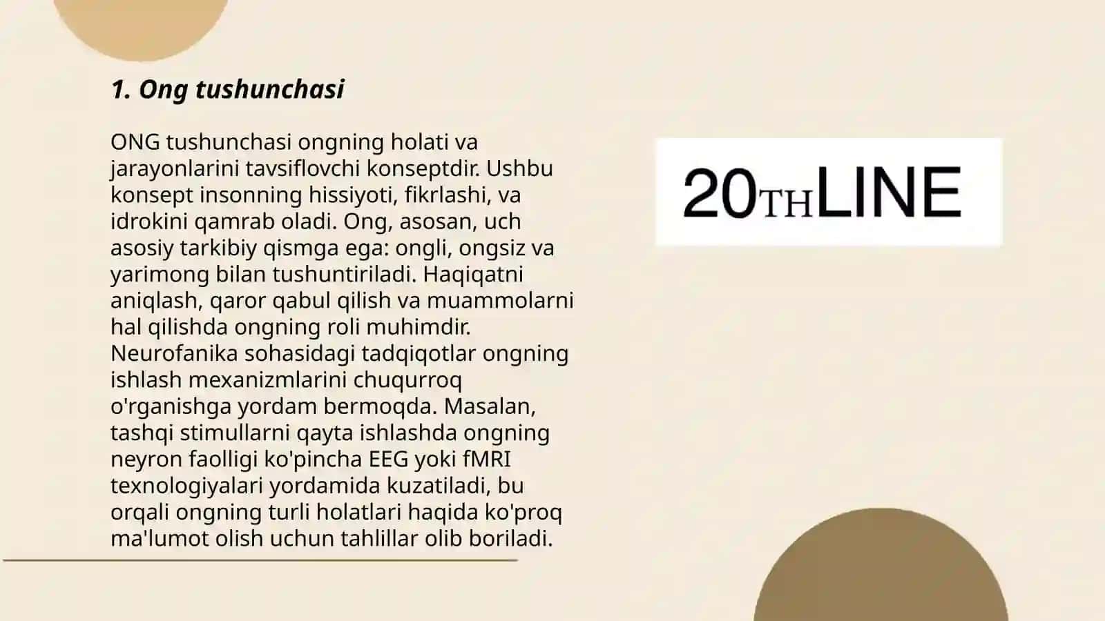 Ong haqida tushuncha va uning xossalari 3