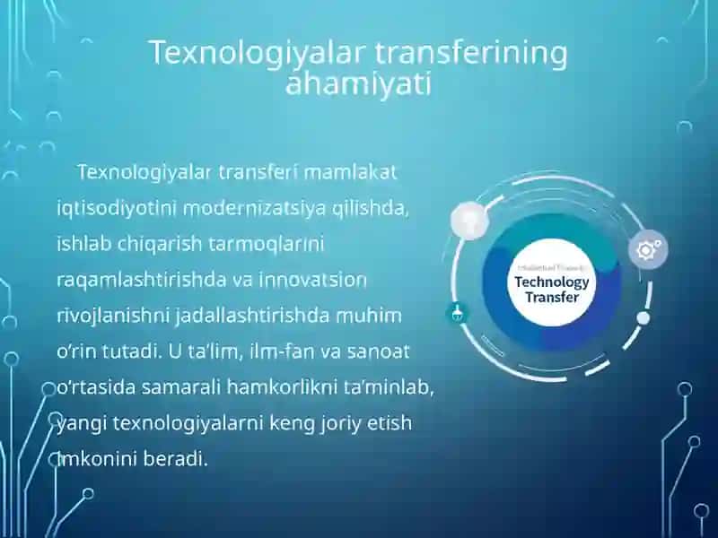 Texnologiyalar transferi 3