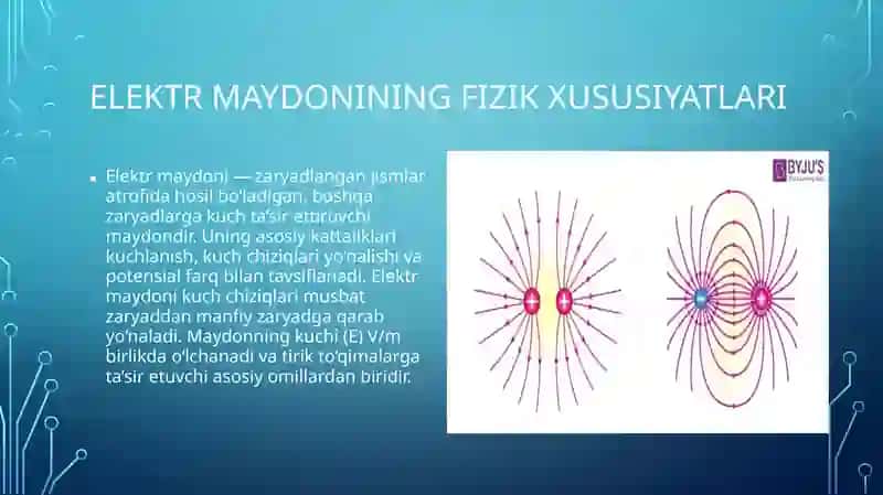 Biofizika - Elektr va magnit maydonlari, ularning tirik organizmga ta'siri va elektrografiya usullar 3