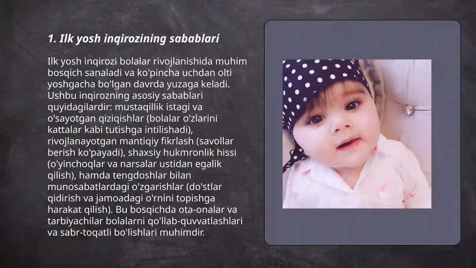Ilk yosh inqirozi 3