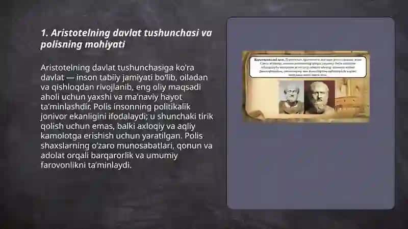 ARISTOTEL ( Arastu) ning davlat va huquq to’g’risidagi ta’limotlari 3