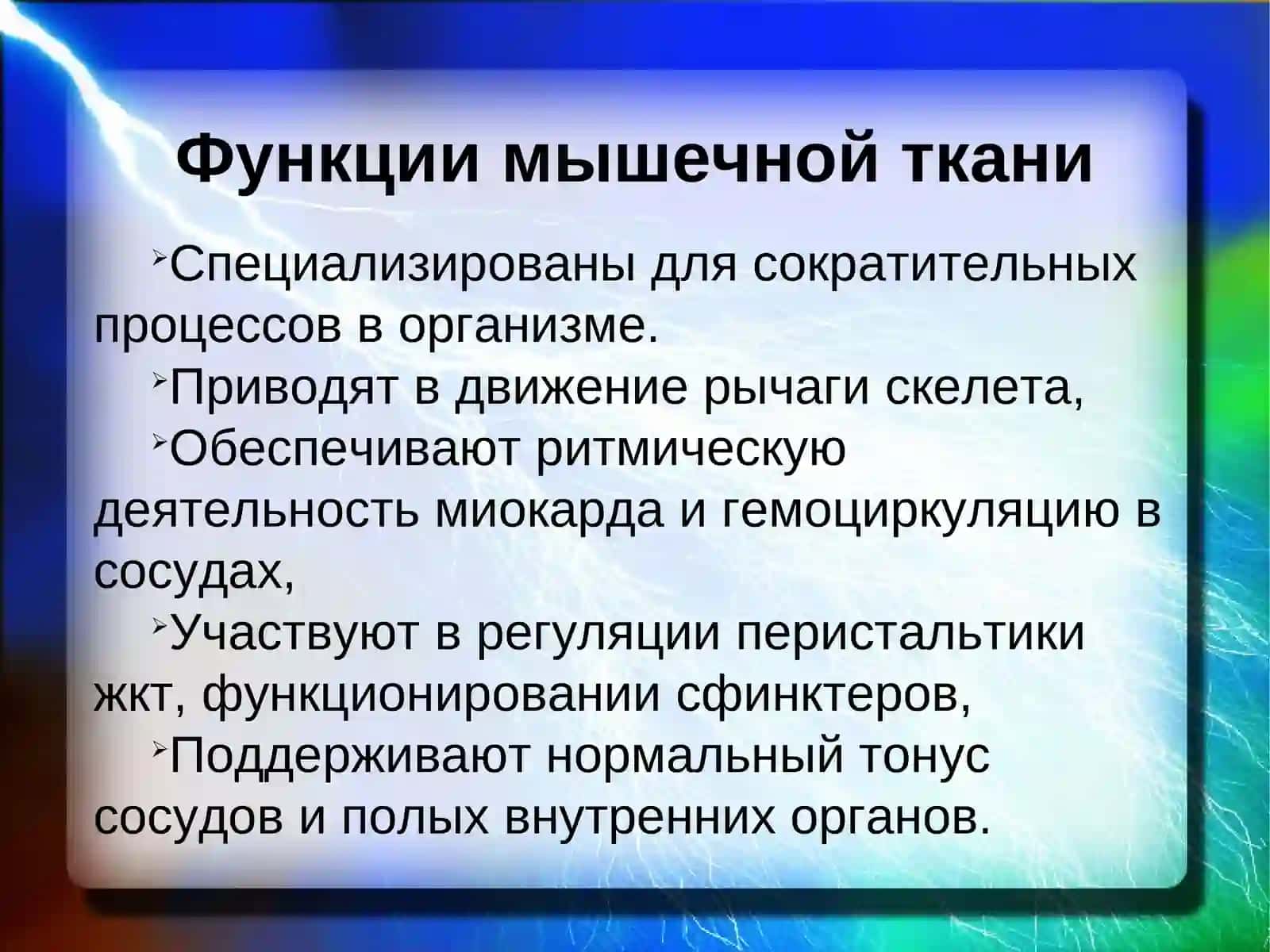 МЫШЕЧНАЯ ТКАНЬКлассификация, морфофункциональная характеристика 3