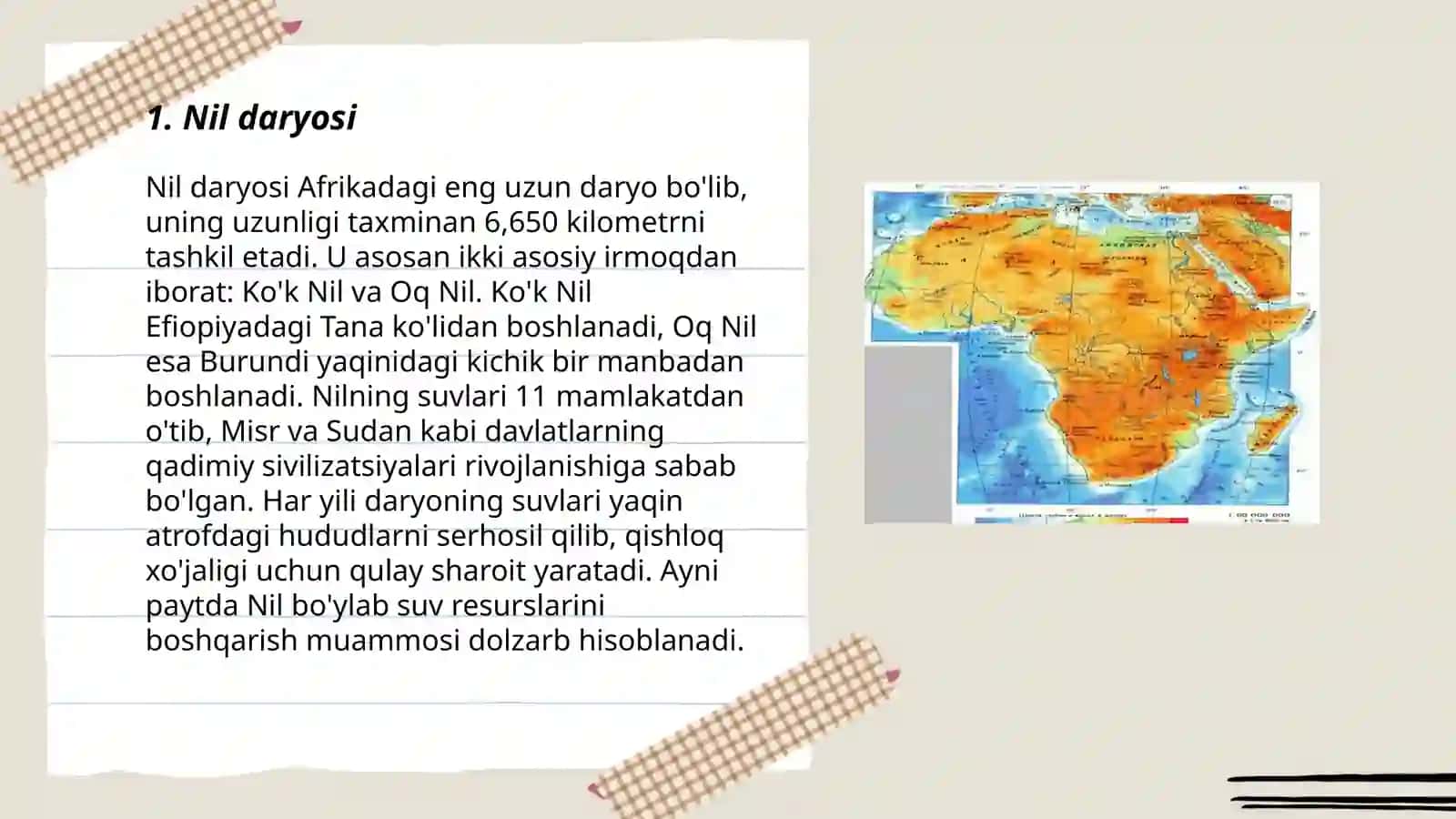 Afrika materigining ichki suvlari 3
