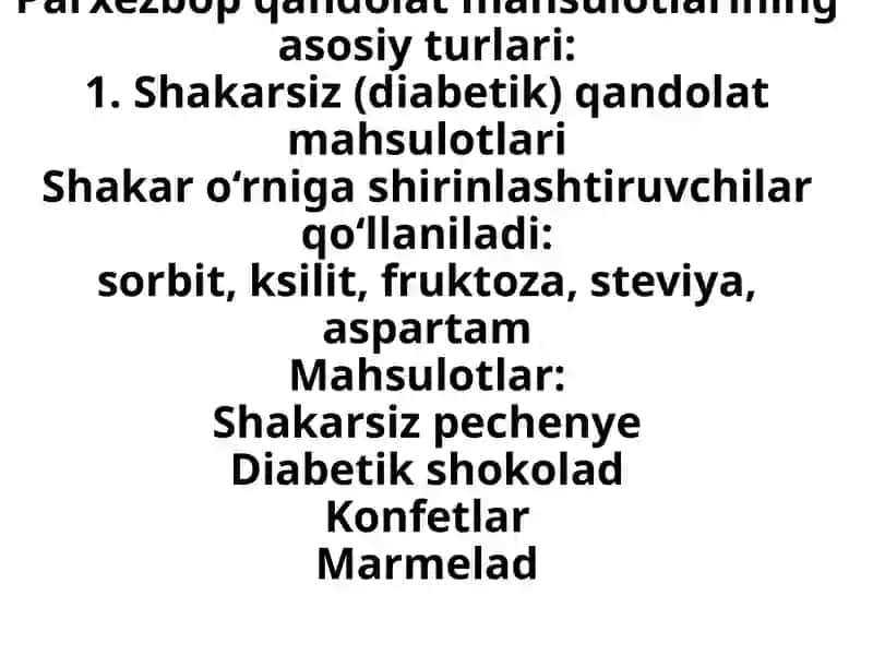 Parxezbop qandolat mahsulotlari 3