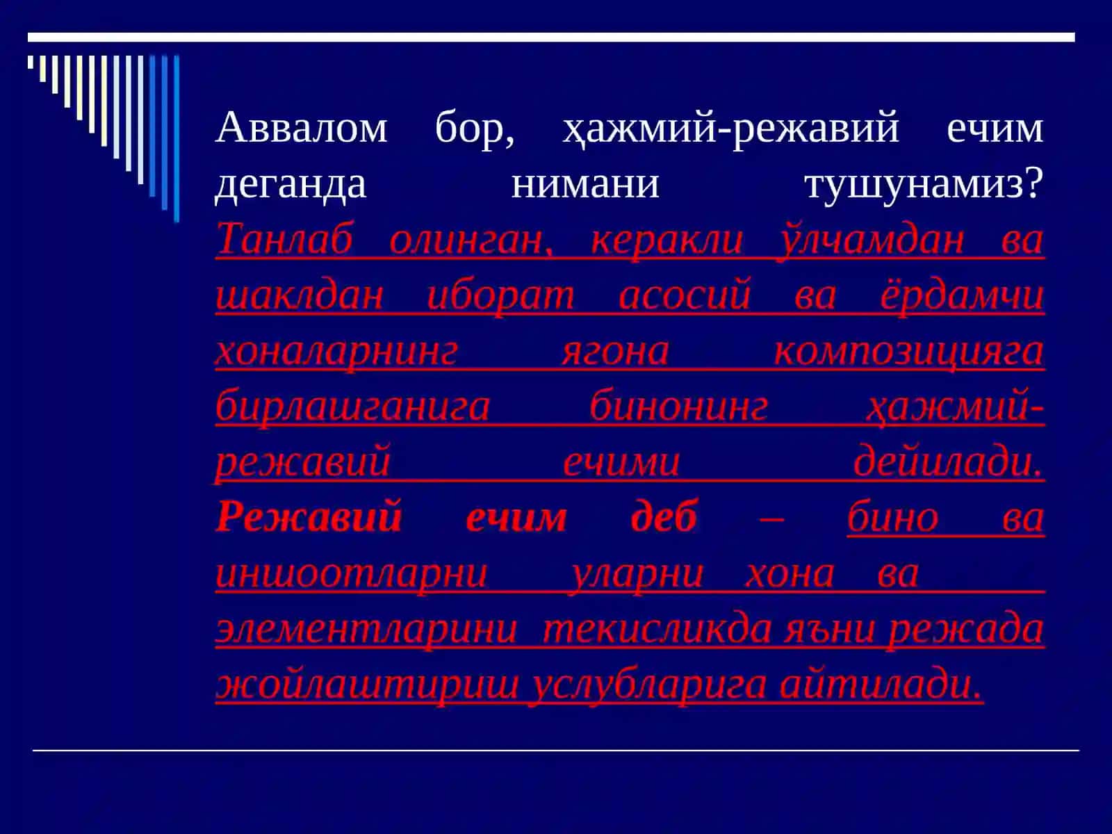 БИНОЛАРНИ ХАЖМИЙ-РЕЖАВИЙ ЕЧИМЛАРИ 3