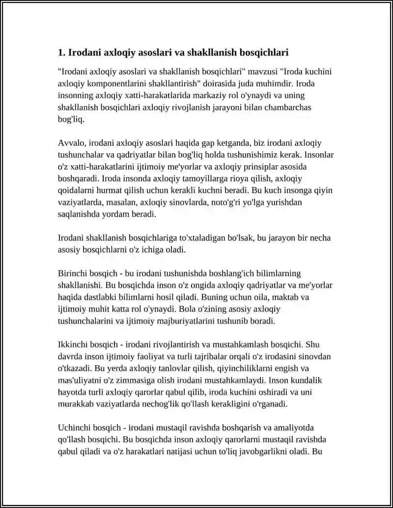 Iroda Kuchini Axloqiy Komponentlarini Shakllantirish 3