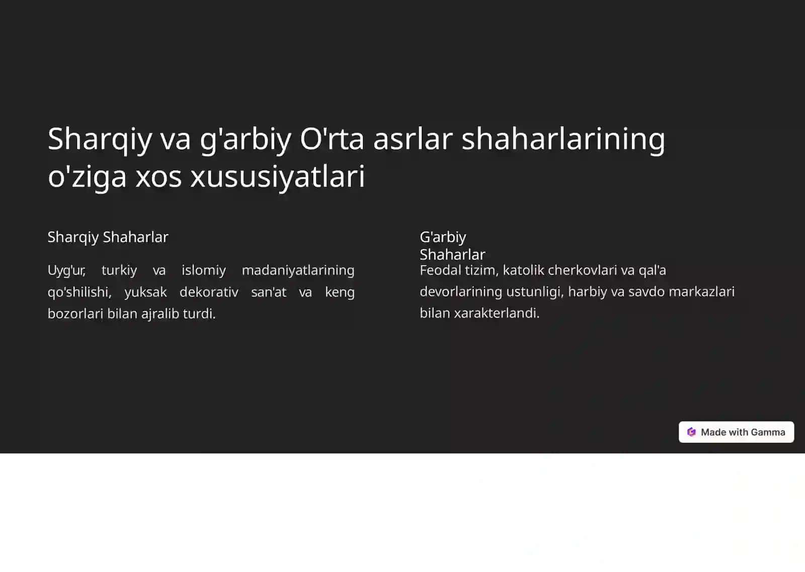 Arxealogiya fanidan tayorlangan taqdimot 3